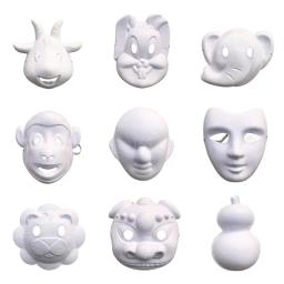 Máscara DIY para artesanato arte Máscara papel pintável Máscara branco Máscara cosplay papel - Image 2