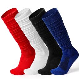 Meias de rugby meias de futebol elásticas antiderrapantes meias de futebol extra longas meias de compressão para esportes de joelho adequadas para adultos adolescentes - Image 1