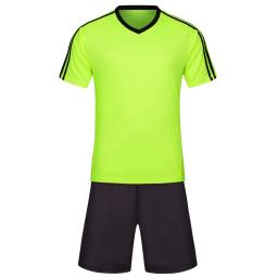 Conjunto de uniforme time de futebol para crianças e adultos, roupas customized, camisa e shorts, ackde treinamento, tr - Image 3