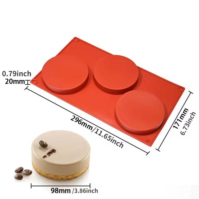 Molde de Silicone Cilíndrico para Sabão, Chocolate, Biscoitos e Pudins - Ideal para DIY e Delícias na Cozinha