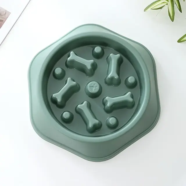 Alimentador Antiasfixiante e Antiderrapante para Cães e Gatos com Grande Capacidade e Alimentação Lenta para Redução da Ansiedade