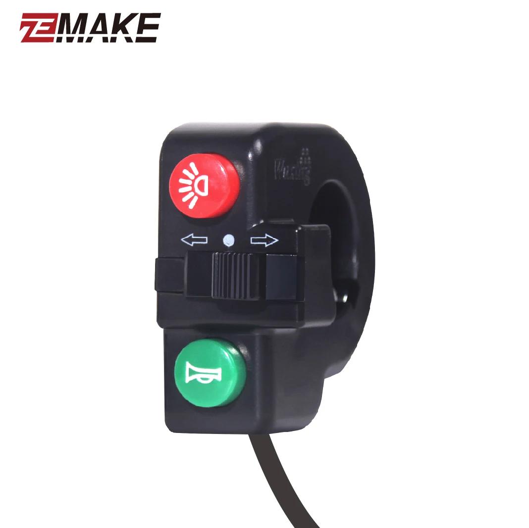 Bicicleta elétrica mais recente 24/36/48v/60v farol dianteiro cauda traseira luzes de advertência led noite spotlight farol ciclismo ebike zemake - Image 1