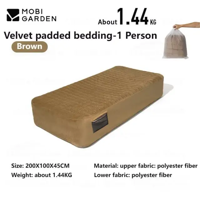 Almofada de Ar Inflável e Colcha Capa para Acampamento - Conforto e Proteção ao Ar Livre com Acessórios de Veludo para Mobi Jardim