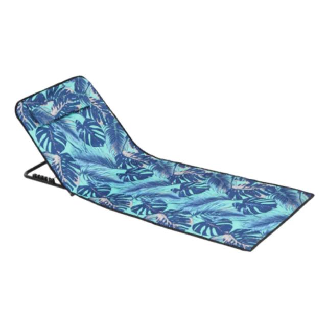 Cadeira de Praia Dobrável com Encosto Ajustável Ideal para Praia, Camping e Eventos ao Ar Livre