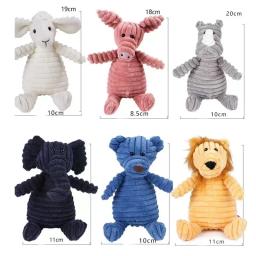 Pelúcia veludo Squeaky brinquedo para cães, Squeaky mastigar brinquedos, mordida resistente, Animal Pet Toy, cães Squeaker - Image 6
