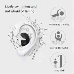 Reutilizável Soft Silicone Ear Plugs, tampões à prova d'água para natação, surf, mergulho e outros esportes aquáticos, 6 pares - Image 2