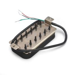 Vintage alnico 5 humbucker captador bobina dupla guitarra elétrica ponte captador peças de guitarra preta som quente preto - Image 4