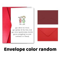 Cartão de aniversário para melhor amigo e amizade, Cartão criativo, Este é o presente perfeito para amigos, 1 pc - Image 3