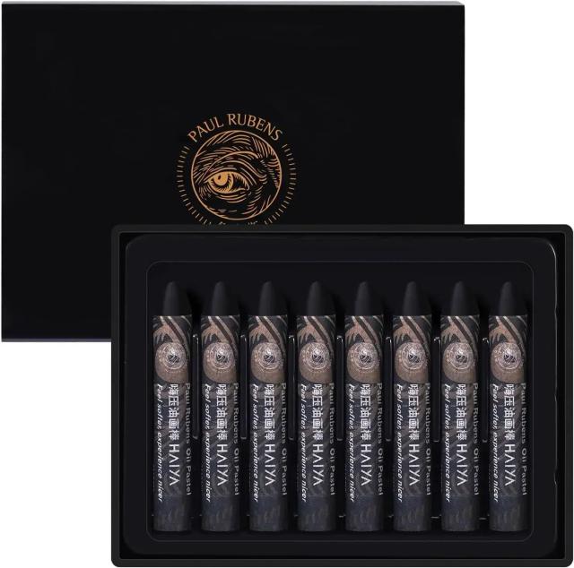 Paul Rubens Pastéis a Óleo HAIYA 8 PCS Textura Cremosa para Artistas