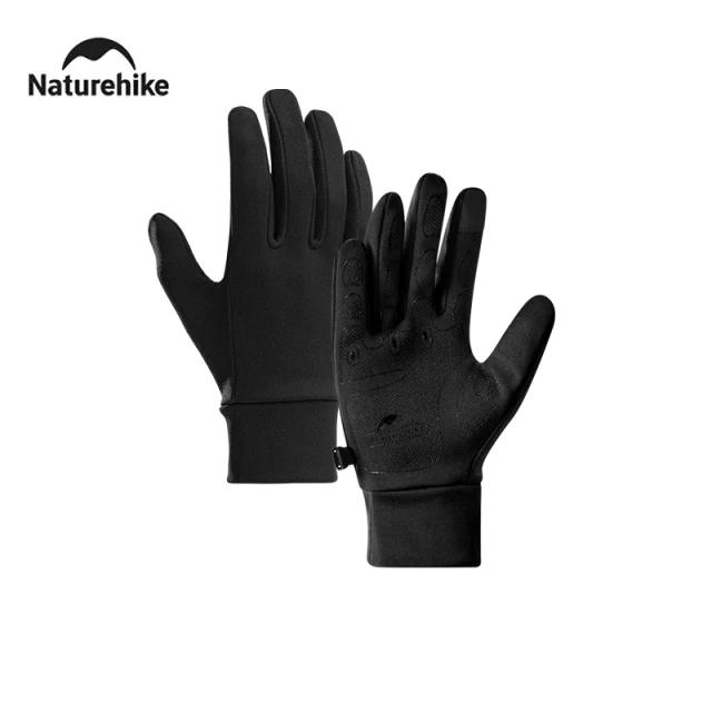 Luvas Ultraleves Antiderrapantes e Respiráveis Naturehike para Homens - Ideais para Escalada, Ciclismo, Corrida e Atividades ao Ar Livre no Inverno