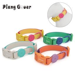 Macaron ajustável cor coleira pequena, Cachorro impermeável e coleira de gato, Moda Pet Collar - Image 2