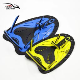 Treinamento profissional de pás de natação, Luvas ajustáveis de silicone, Padel Fins Flippers para homens e mulheres, Kids Learn Gear - Image 1