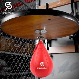 Boxing Punch Bag com giro, Forma de pêra, PU Speed Ball, Punching Bag, Fitness Training, Ginásio Exercício Acessório - Image 1