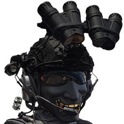 Equipamento de proteção pesado Paintball Conjuntos de capacete tático Equipamento ao ar livre, Headset militar, Binóculos e óculos, Conjunto completo - Image 1