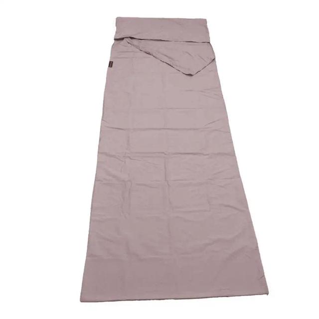 Saco de Cama Ultraleve com Forro de Seda e Travesseiro para Viagens e Hotéis 75x210cm