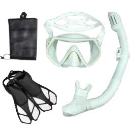 Snorkel Mergulho Máscara e Óculos Conjunto para Adulto, Tubo De Natação, Unisex - Image 6