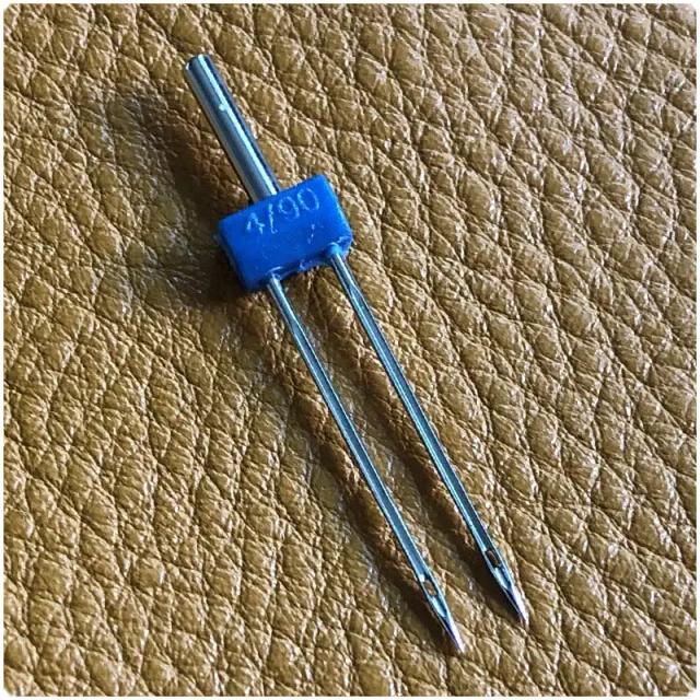 Agulhas Gêmeas de Bordado com Dupla Rosca Superior para Máquinas de Costura Multifuncionais - Disponíveis em 2mm, 3mm e 4mm