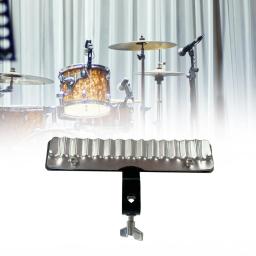 Percussão Crasher Mount on percussão Rod, Drum Set, Percussão Crasher para bateristas, Bateria Acessórios - Image 1