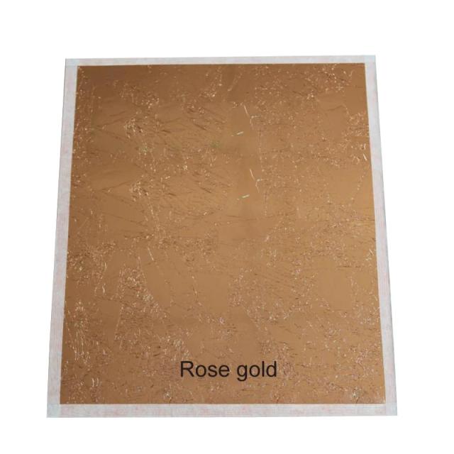Papéis Decorativos para Artesanato 14x14 cm - 100 Peças em Imitação de Ouro, Prata e Cobre para Projetos DIY