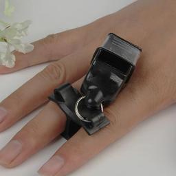 Futebol Árbitro Apito Finger Grip Clip, Braçadeira Suporte para Basquete, Treinador Acessórios, 1x - Image 3