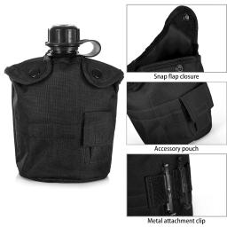 Chaleira De Garrafa De Água Com Tampa, Kit De Cantina, Acampamento Ao Ar Livre, Caminhadas, Mochila, Sobrevivência, 3 Pcs - Image 3