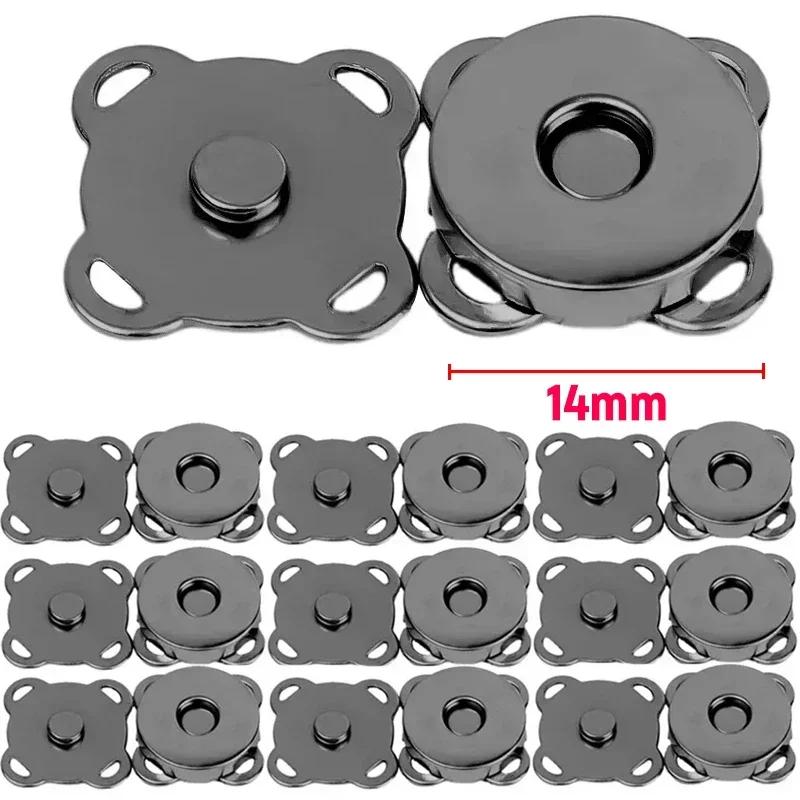 Fixadores de pressão magnética Fechos Botões, bolsa, bolsa, carteira artesanato, saco peças, mini adsorção fivela, artesanato DIY, atacado, 1-20 conjunto - Image 1