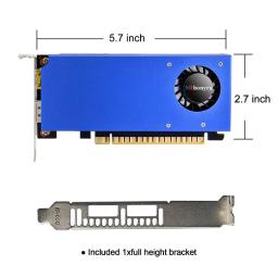 Placa gráfica SRhonyra GT730 RX550 GT1030 GTX1050 1050Ti 4GB de baixo perfil, GPU de baixo perfil para SFF, PCs industriais e mini PC OPS - Image 6