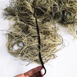 Tipo grama caça rifle envoltório corda ghillie ternos arma material capa para camuflagem yowie sniper paintball caça peças de roupas - Image 6