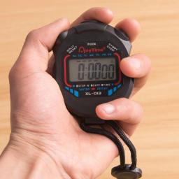Profissional Digital Esporte cronômetro, cronômetro portátil, cronômetro de bolso, LCD temporizador Stop Watch, à prova d'água - Image 3