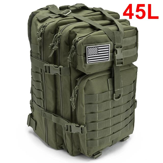 Mochilas Táticas Multifuncionais de Alta Capacidade para Trekking, Camping e Caça, Disponíveis em 30L e 50L
