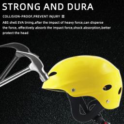 Capacete ajustável do salvamento da água com proteção da orelha, esqui, esporte, ciclismo, surfe, deriva, certificação do CE - Image 5