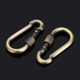 1Pcs Segurança Ao Ar Livre Escalada Mosquetão D-ring Montanhismo Fivela Parafuso Bloqueio Pendurado Gancho Fivela Camping Acessórios - Image 3