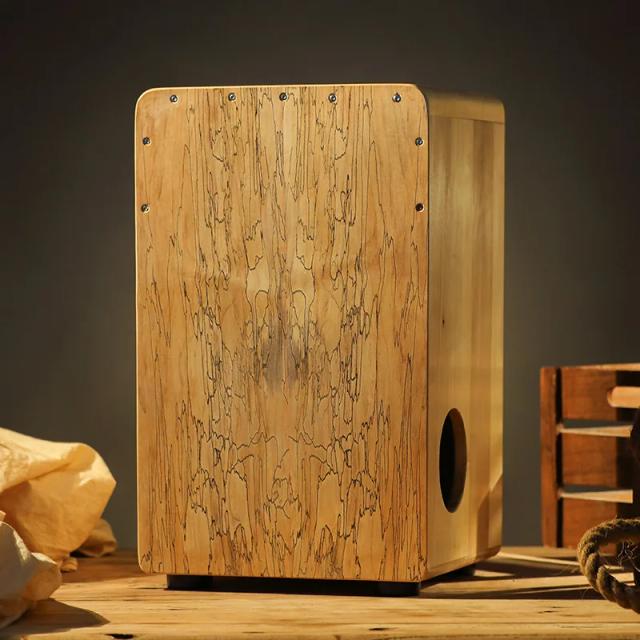 Caixa de Madeira HLURU: Cajon Profissional para Percussão e Música ao Vivo