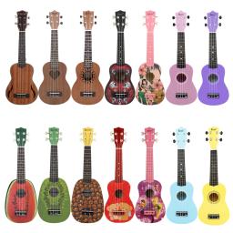 IRIN-Ukulele havaiano para crianças e adultos, colorido 4 cordas, mini guitarra, instrumento de cordas, iniciantes, 21 Polegada - Image 1