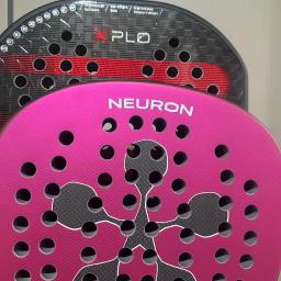 Novo hack 04 padel raquete de tênis 12k 18k fibra carbono superfície áspera alto equilíbrio com eva memória macia padel raquete de tênis - Image 2