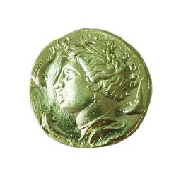 Grego antigo Moeda Comemorativa Coleção Artesanato Lembrança Príncipe e 4 Cavalo Carruagens Padrão Moeda Ornamento Moeda Grega - Image 2