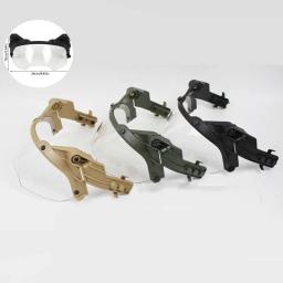 Ajustável Tactical Flip Goggles, Airsoft Paintball, Capacete rápido, Windproof, Anti Fog, CS, Proteção ao ar livre do jogo, 1PC - Image 1