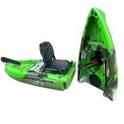 Modular caiaque de pesca para esportes aquáticos, emenda caiaques, 2 seções, Pedal Drive, 270cm, 10ft - Image 1