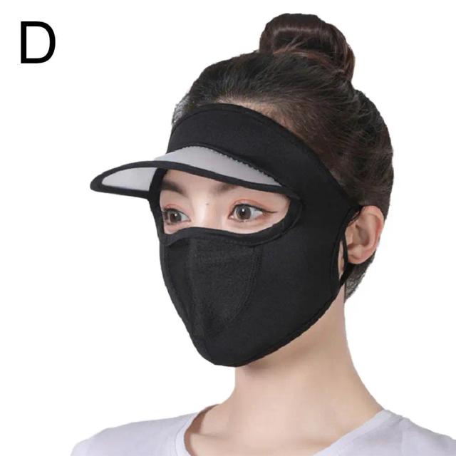 Máscara Protetora Solar Completa para Ciclismo: Chapéu Respirável com Proteção UV e Cobertura Facial Total para Atividades ao Ar Livre