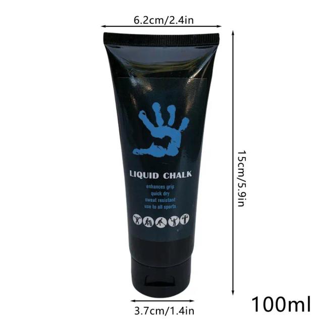 Giz Líquido Anti Deslizamento para Fitness e Levantamento de Peso - 100/200ml de Pó de Magnésio para Escalada e Academia