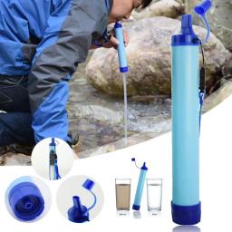 Filtro de água pessoal portátil dispositivo purificador de água para caminhadas acessórios de acampamento viagem caça sobrevivência passeio mochila - Image 1