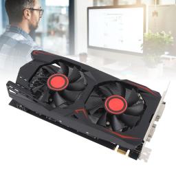 Placa de Vídeo para Jogos PCIE 2.0 Slot 16X 6GB GDDR5 192BIT Interface DVI VGA Interface Multimídia HD Baixo Ruído para PC - Image 2