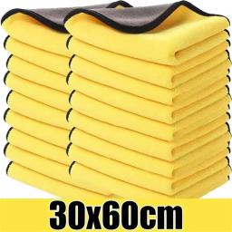 Panos de microfibra para carro, lados duplos, super absorventes, lavagem, secagem, toalhas de limpeza, detalhamento automático, ferramenta de limpeza - Image 6