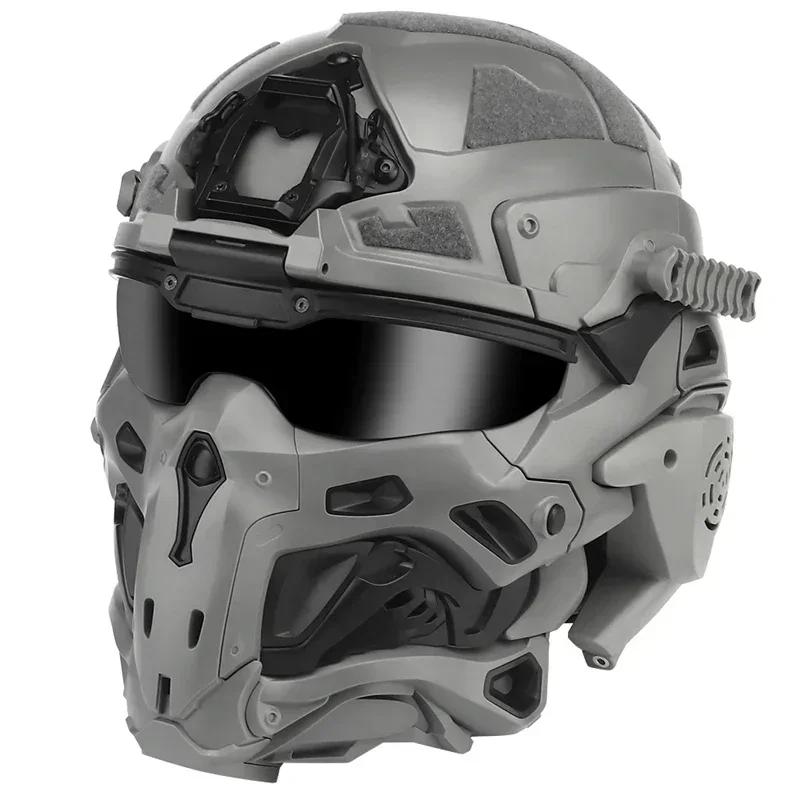 Erqygra capacete tático assalto airsoft acessórios paintball caça esporte ao ar livre equipamentos de segurança treinamento tiro protetor - Image 1