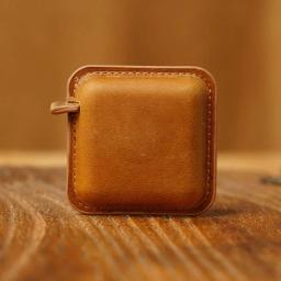 Mini fita métrica de rolo de couro genuíno, Ferramentas de costura portáteis artesanais, Régua Vintage retrátil, Mulheres Ferramenta - Image 2