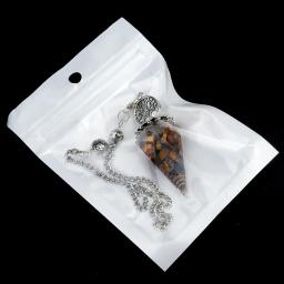 Natural Chakra Cura Cristal Pêndulo Radiestesia, Reiki Pedra Chips, Pêndulo Pêndulo Orgone, Spirituel Árvore da Vida, Jóias - Image 4