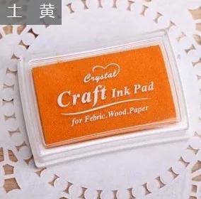 Almofada de Tinta à Base de Óleo para Artesanato DIY em 15 Cores - Ideal para Selos de Borracha, Tecido, Madeira, Papel, Scrapbooking e Pintura Dedo