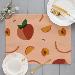 Frutas Melancia Padrão Placemats, Linho De Algodão, Mesa De Jantar Mats, Coaster Pad, Bowl and Cup Mat, Home Decor, Cozinha, 40x30cm - Image 6