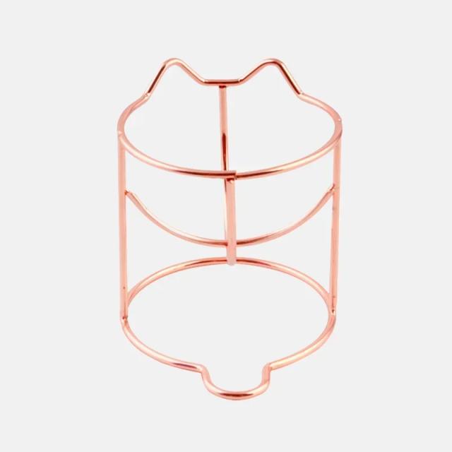 Organizador Multifuncional para Maquiagem: Secador de Beleza em Formato de Ovo, Esponjas, Pó e Puff Rack 1Pc