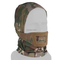 Balaclava tática, malha respirável, rosto inteiro, máscara, engrenagens para caça, paintball, airsoft, atividades ao ar livre - Image 2